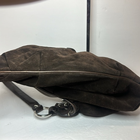 Y2K Juicy Couture Brown leather and suede shoulder bag 🤩 - Picture 11 of 14